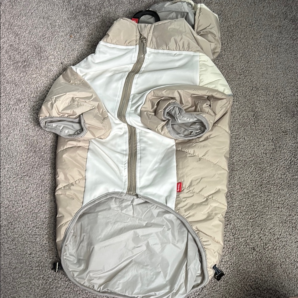 Freddy Cream and Gray Dog Jacket
